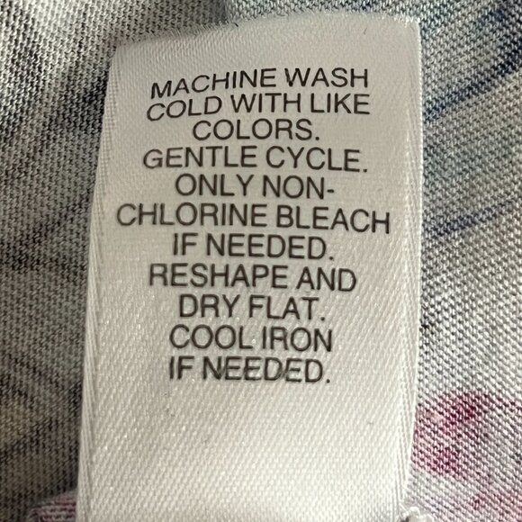 J Jill Tunic Top 4X Lightweight Flowy Blouse 3/4 Sleeve Boho Floral Print soft - Picture 5 of 6